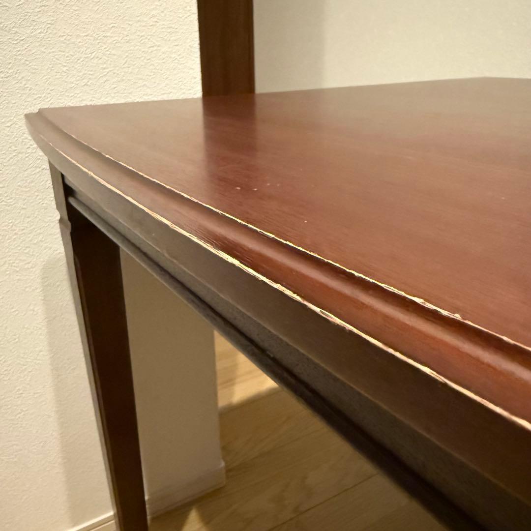 マルニ木工 地中海 ダイニングテーブル 片バタ式 No.1195 拡張式　作業台