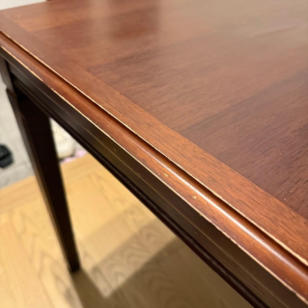 マルニ木工 地中海 ダイニングテーブル 片バタ式 No.1195 拡張式　作業台