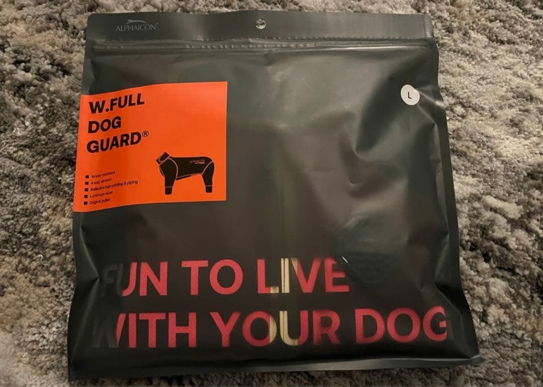 ALPHACON フルドッグガード 1Lサイズ ピンク・ターコイズ