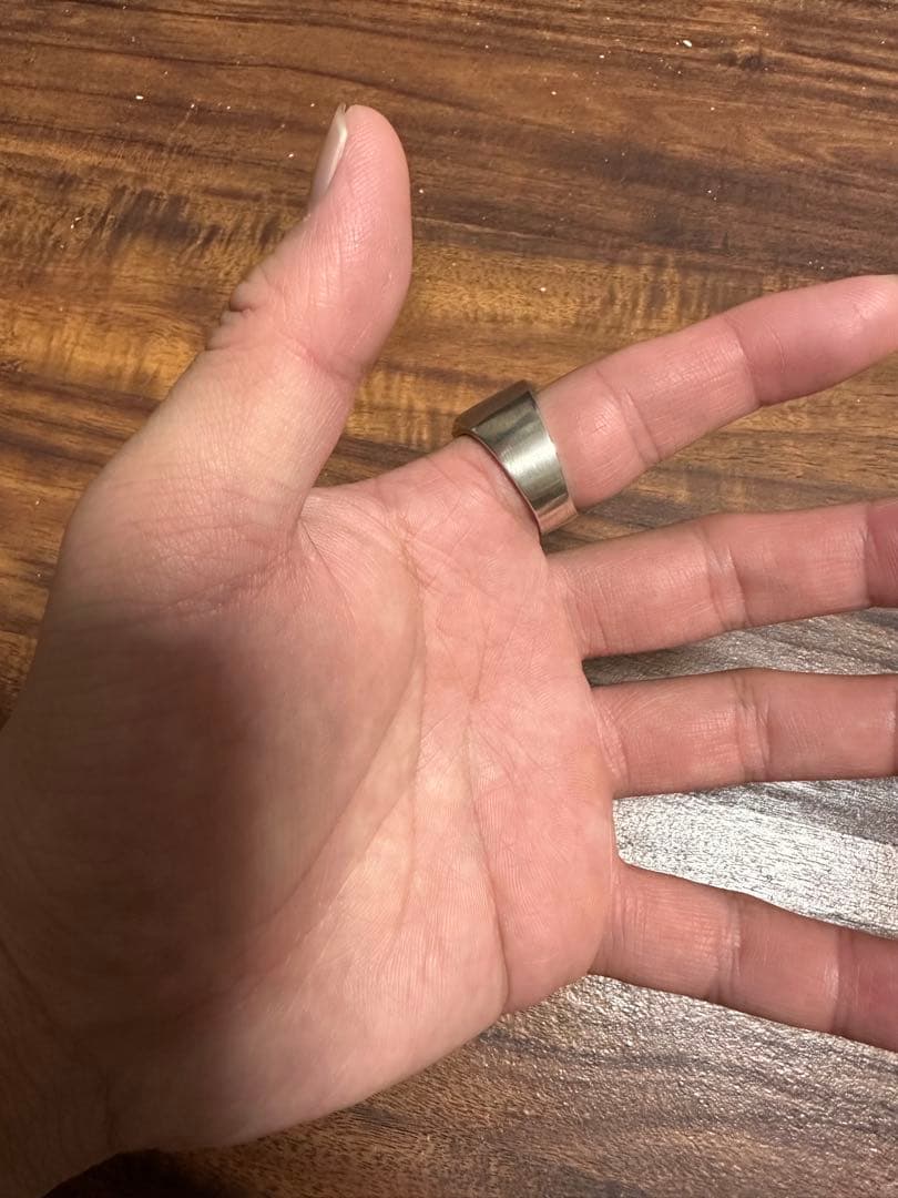 シルバー925/印台リング/シグネットリング/重厚/22号/美品