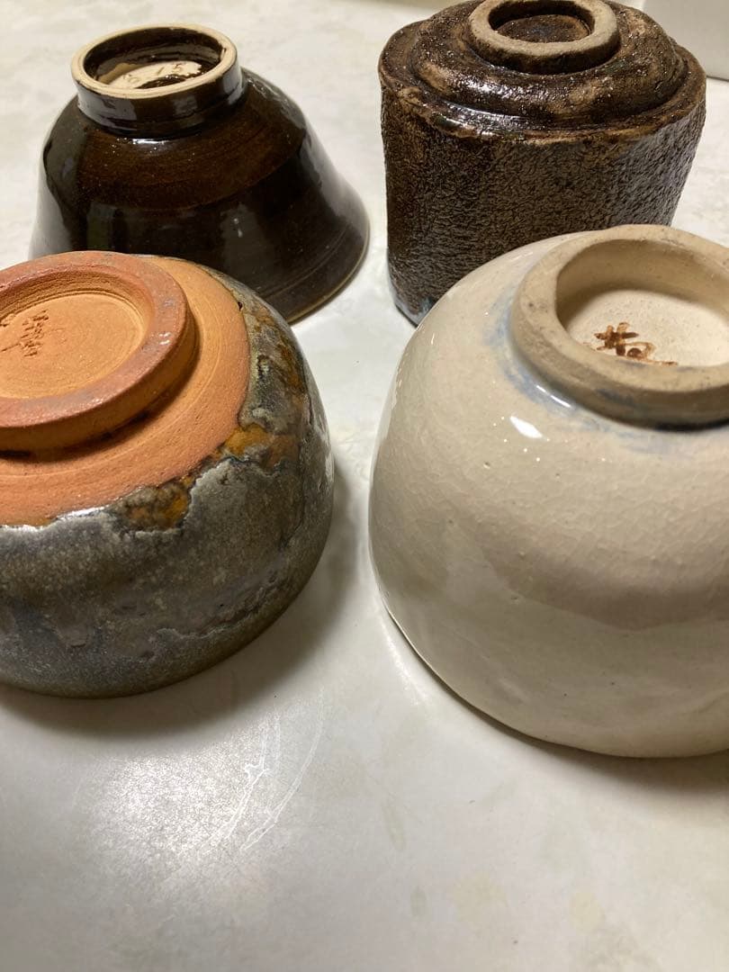 茶道抹茶茶碗まとめて4点出品です。￼￼