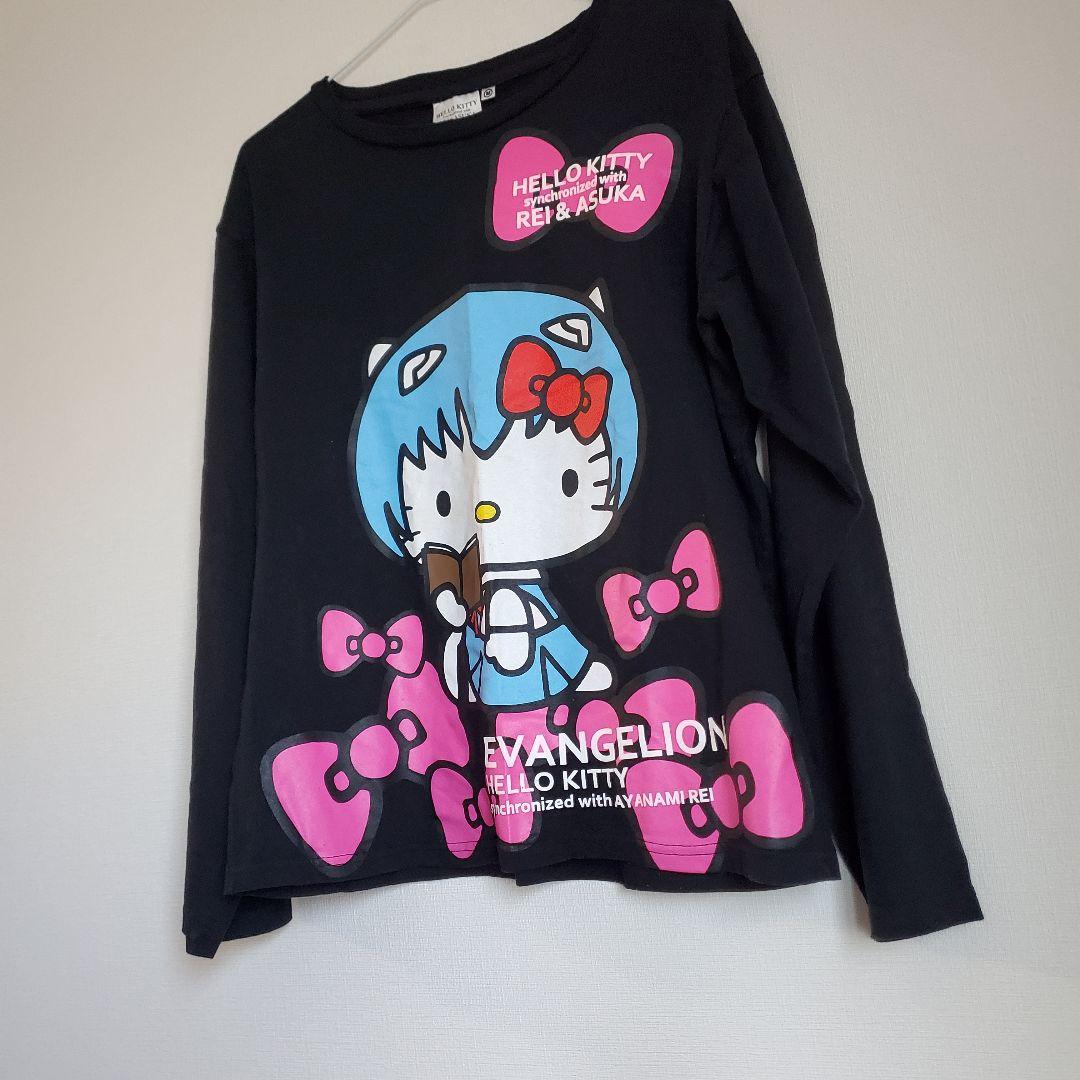 サンリオ ハローキティ 新世紀エヴァンゲリオン コラボ Tシャツ M 綾波レイ