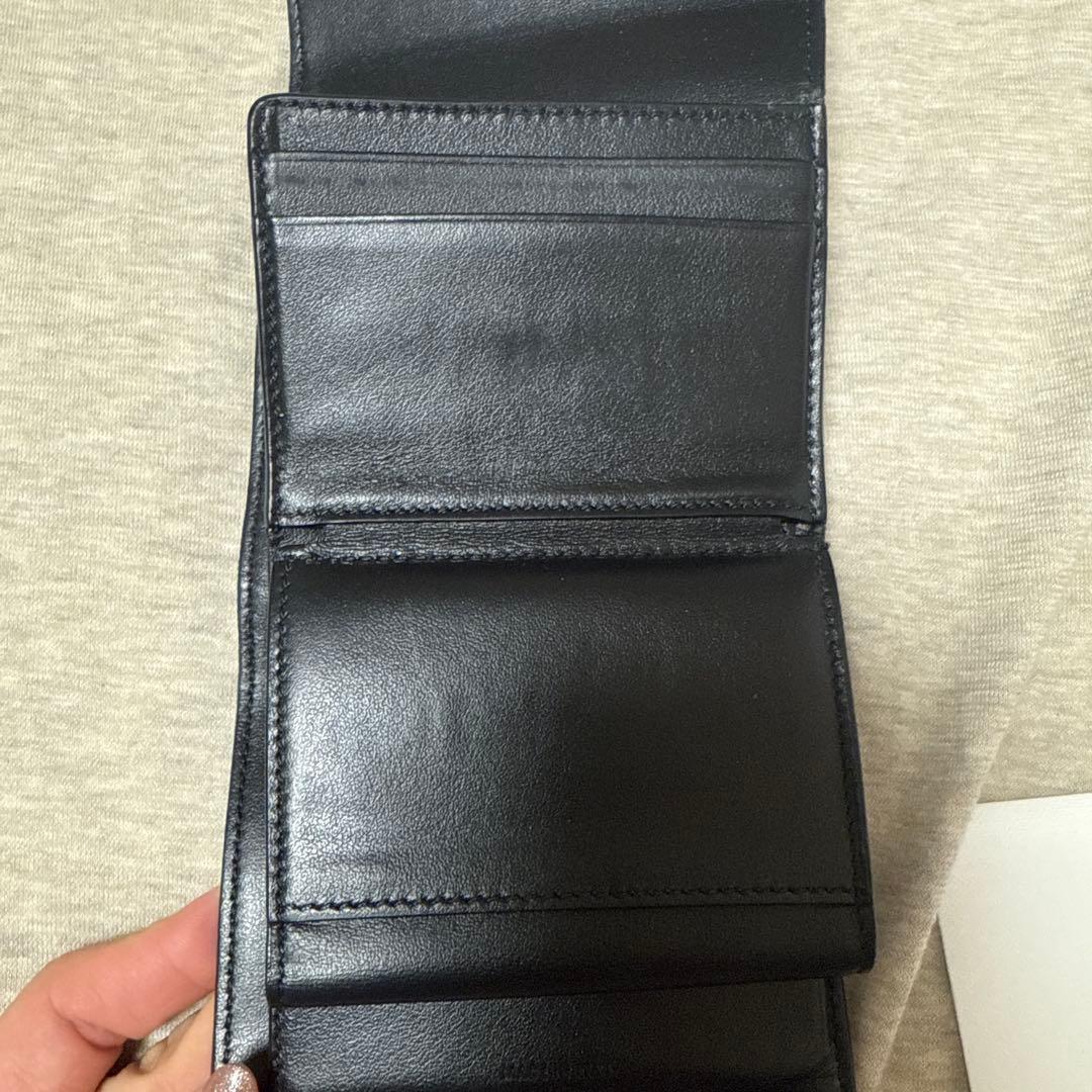 CELINE スモール フラップウォレット トリオンフ ブラック　財布