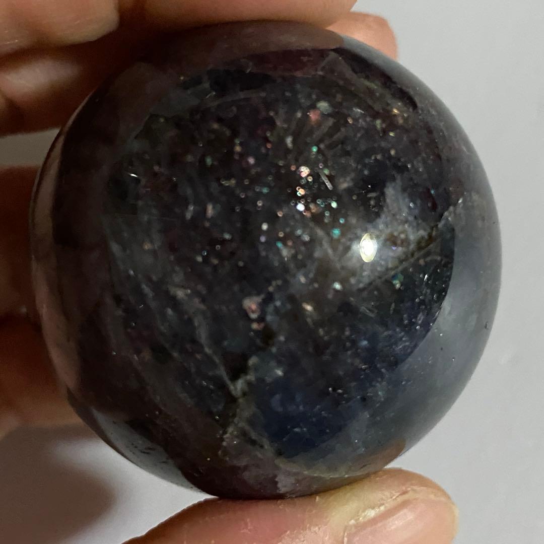 天然石　アイオライトサンストーン　スフィア　丸玉