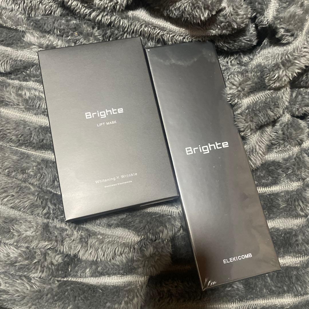 Brightte Lift Mask 美顔器 エレキブラシピンク