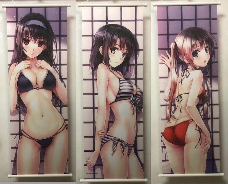 【台湾角川】「冴えない彼女の育てかた」タペストリー　3本セット