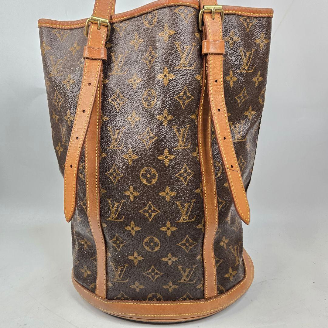 LOUIS VUITTON モノグラム バケットGM トートバッグ ポーチ付き