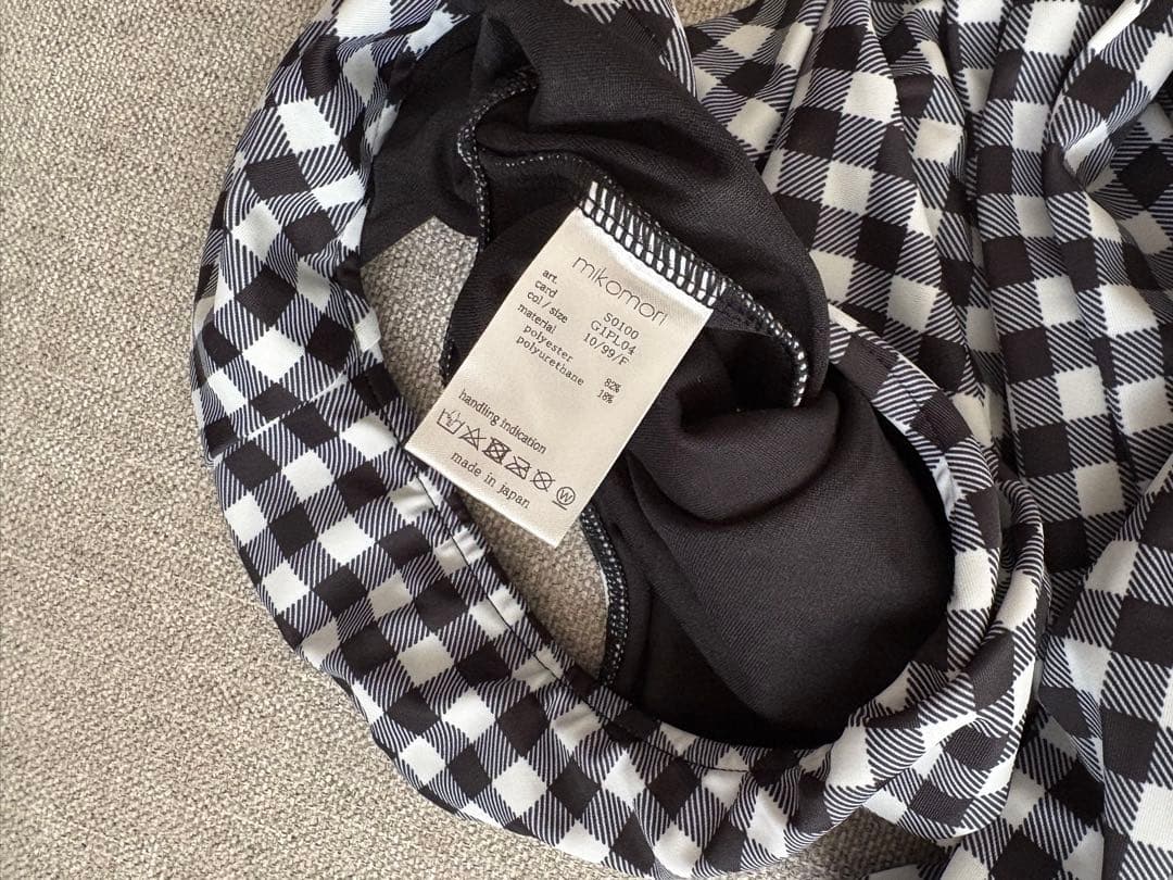 MIKOMORIギンガムチェック ワンピース