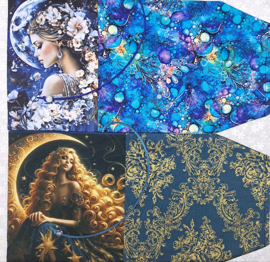 ねこのこ③ブックカバー、ポーチ