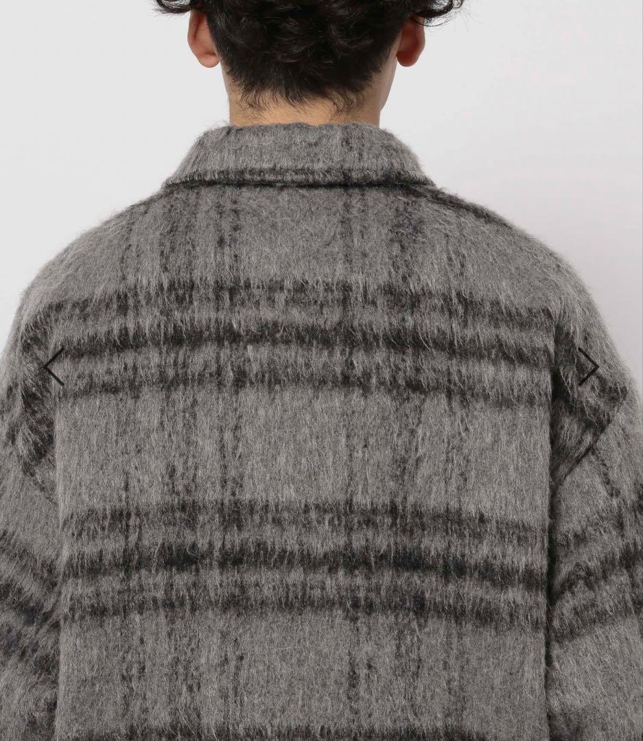 新品タグ付き　nico and… シャギーチェックCPOジャケット