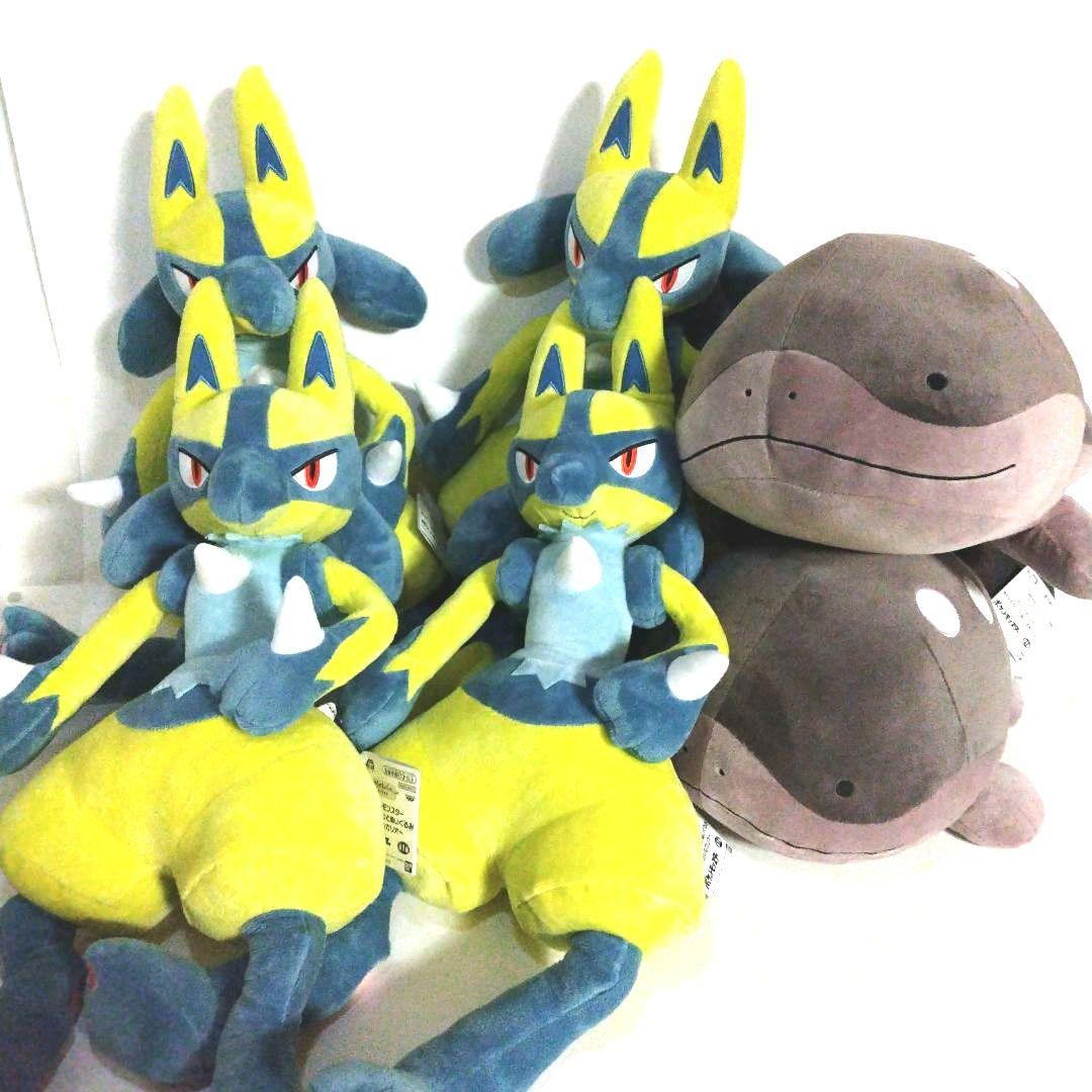 ポケットモンスター めちゃもふぐっとぬいぐるみ 黄色いルカリオ ドオー 計6体