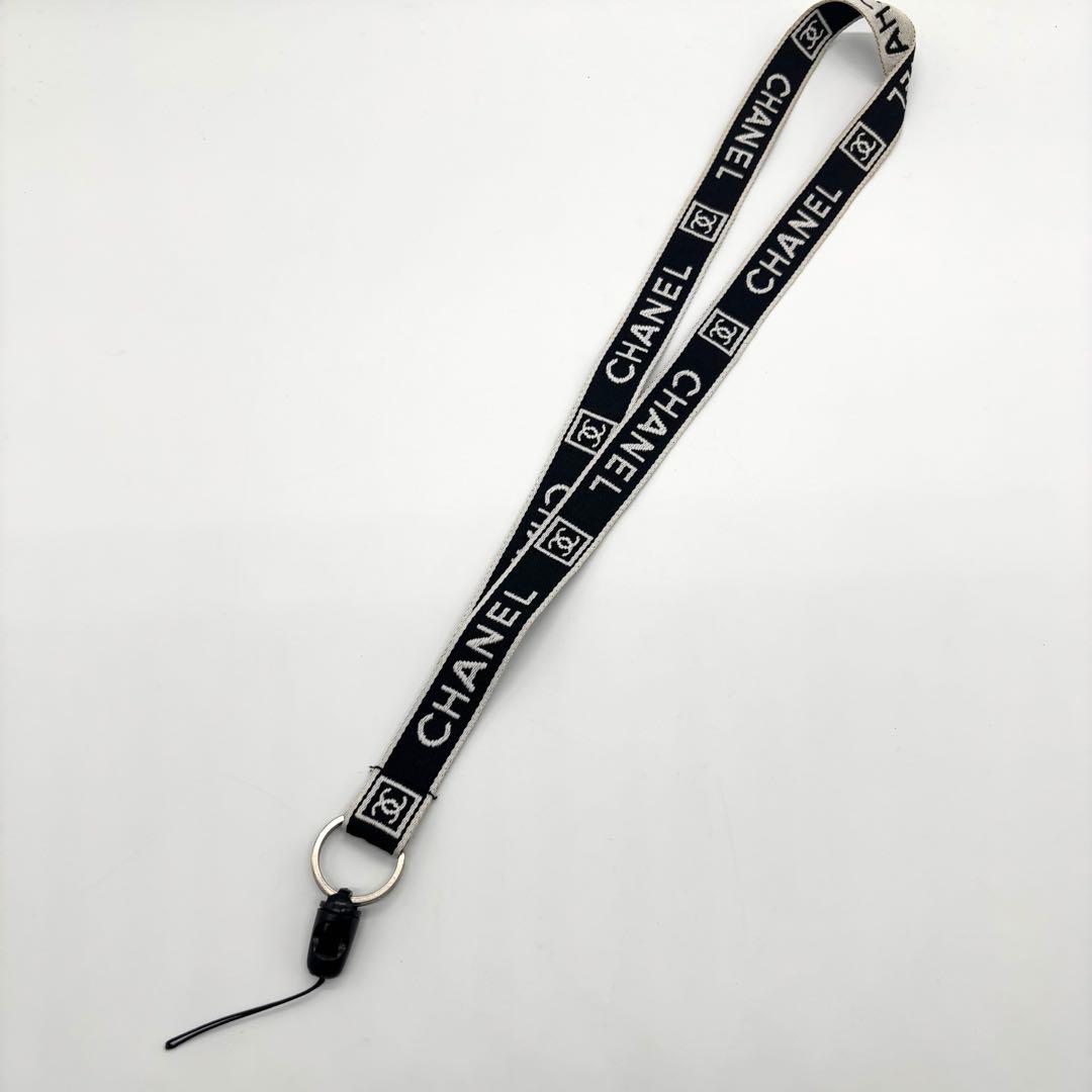 希少✨️ CHANEL スマホショルダー 携帯ストラップ ロゴ ココマーク