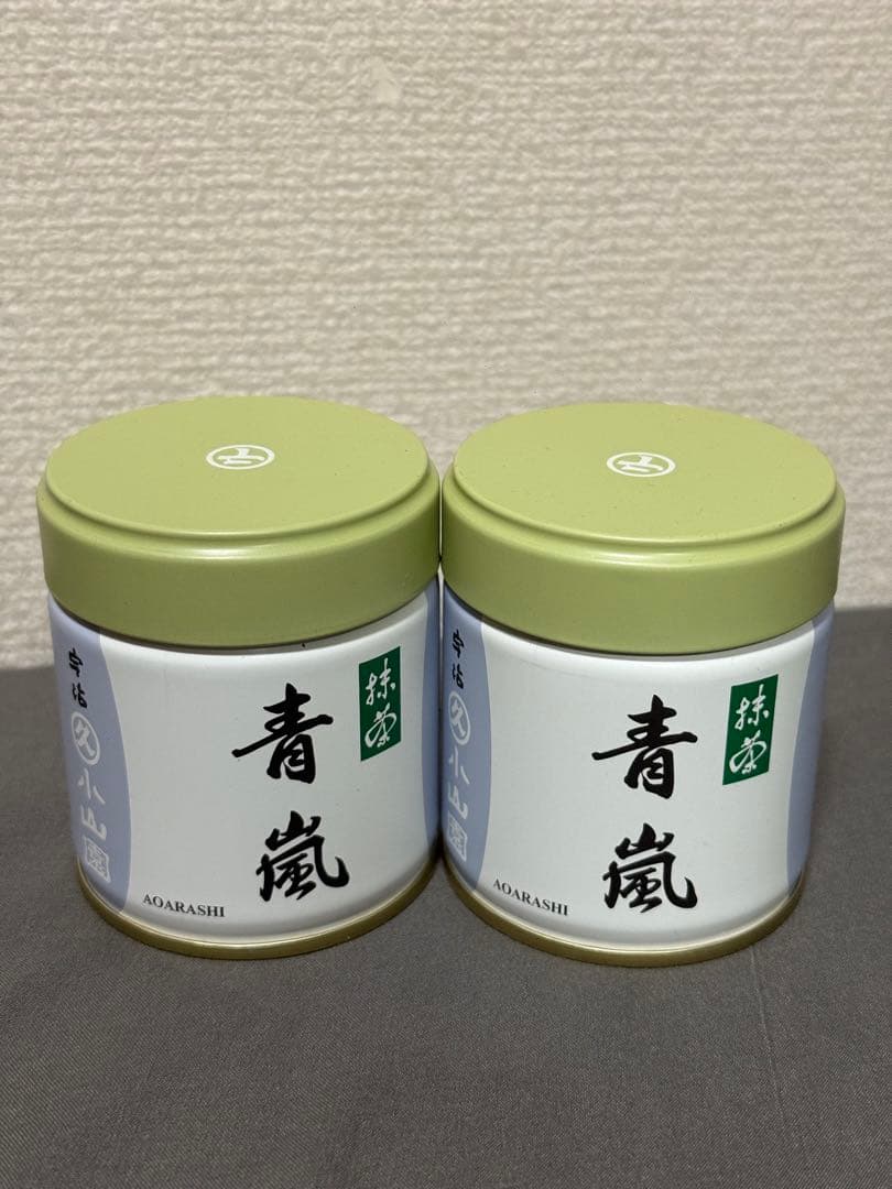 【新品未開封】京都・宇治　 丸久小山園　 抹茶 青嵐 40g 2缶セット