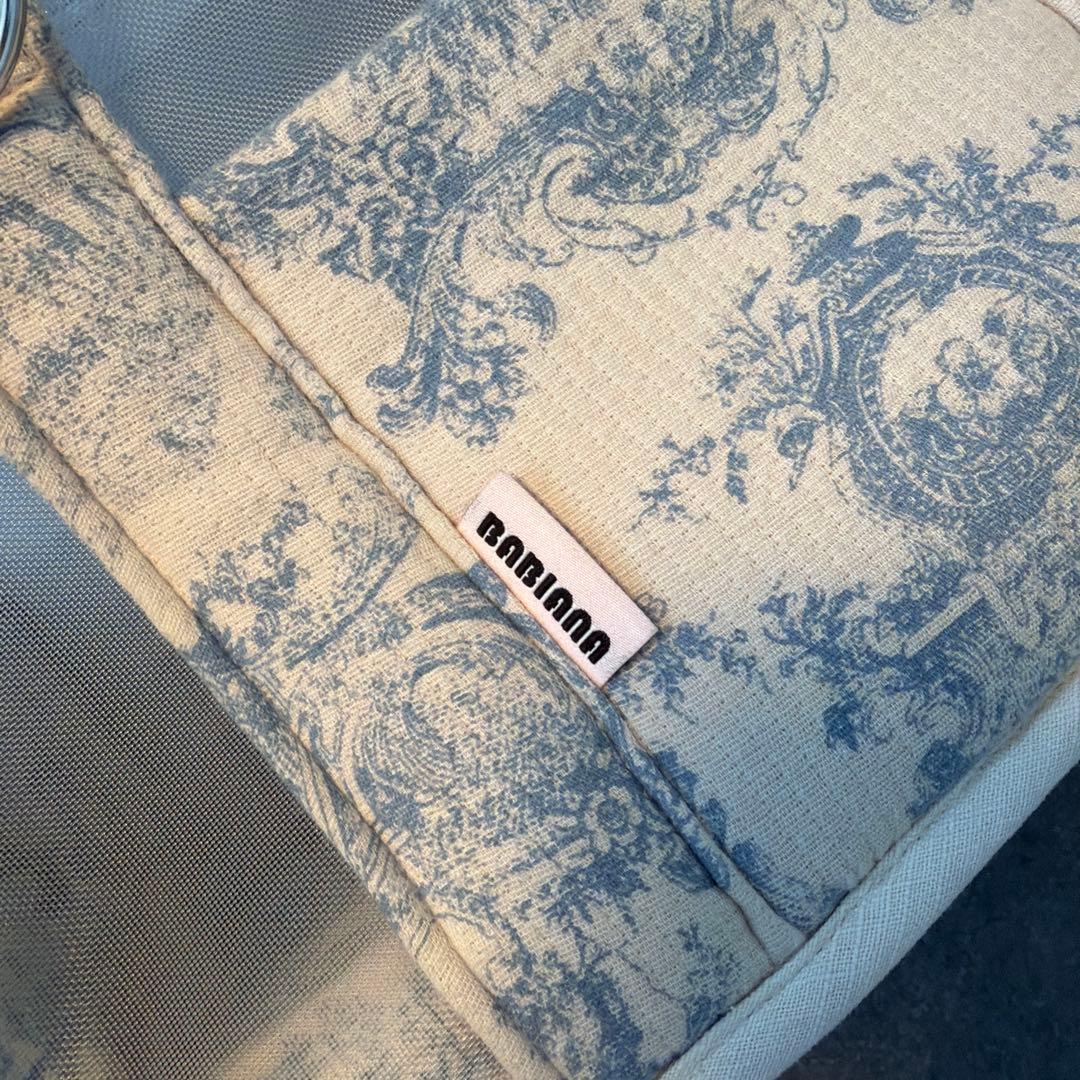 キャリーバッグ・スリング Babiana AJIBAG CUBE SEETHROUGH [Blue]XS