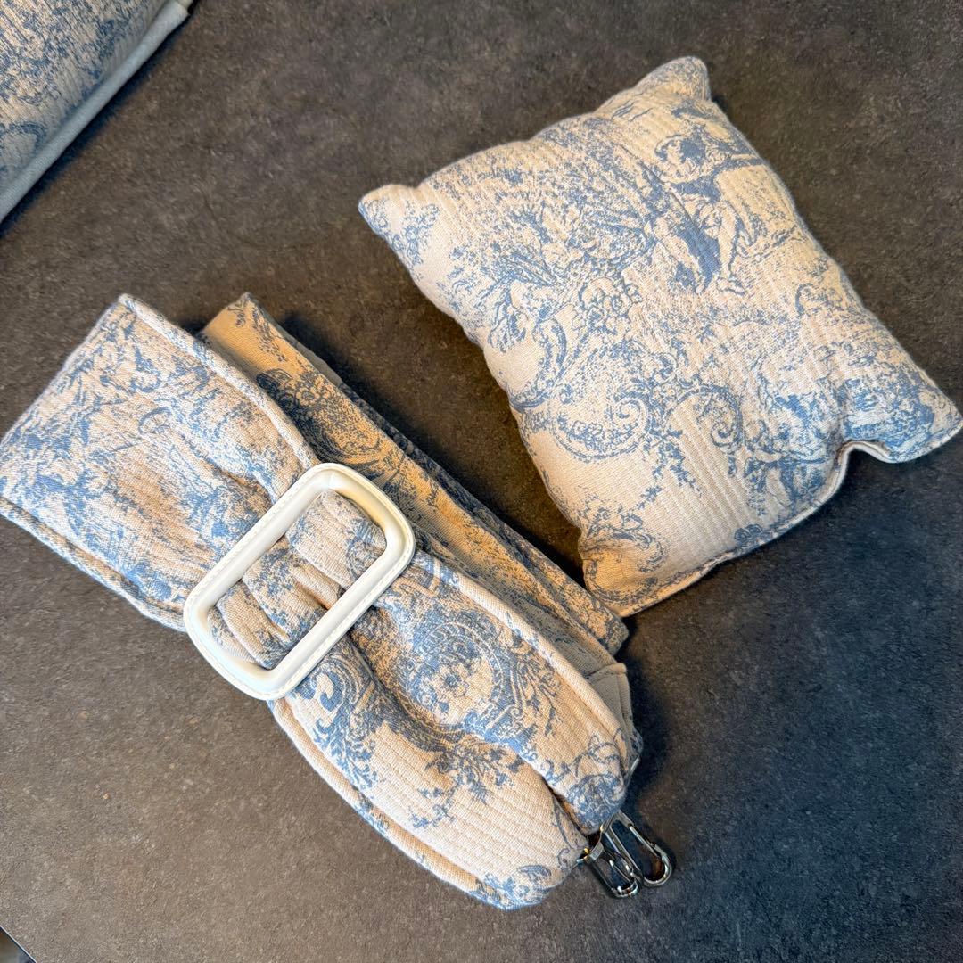 キャリーバッグ・スリング Babiana AJIBAG CUBE SEETHROUGH [Blue]XS