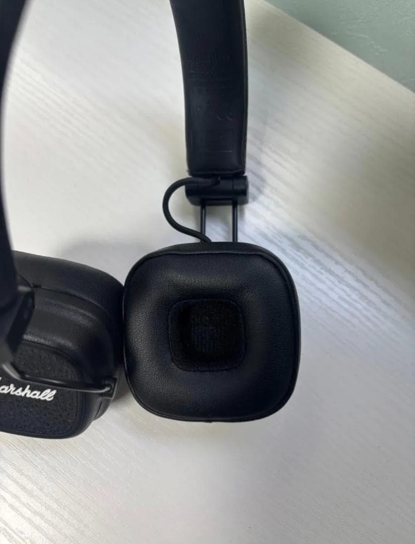 超美品 Marshall MAJOR V ブラック ワイヤレスヘッドホン