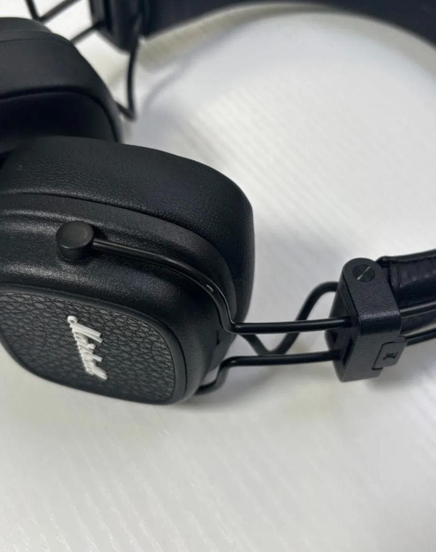 超美品 Marshall MAJOR V ブラック ワイヤレスヘッドホン