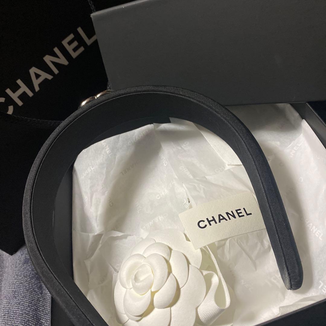 CHANEL ブラック カチューシャ ココマーク