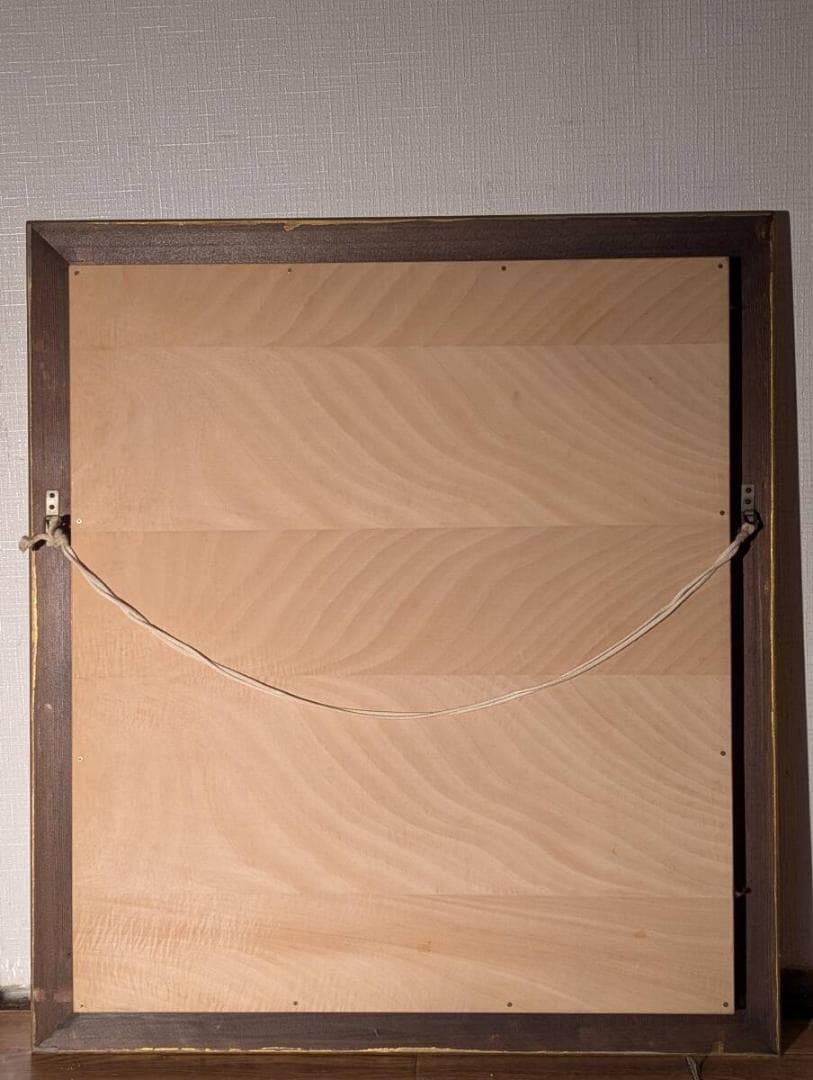 【真作】絵画　長生玲子　油彩10号　花瓶のバラ　彩り豊か　箱・黄袋入　Y150