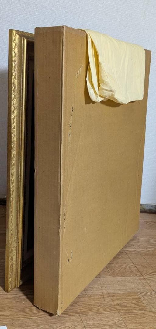 【真作】絵画　長生玲子　油彩10号　花瓶のバラ　彩り豊か　箱・黄袋入　Y150