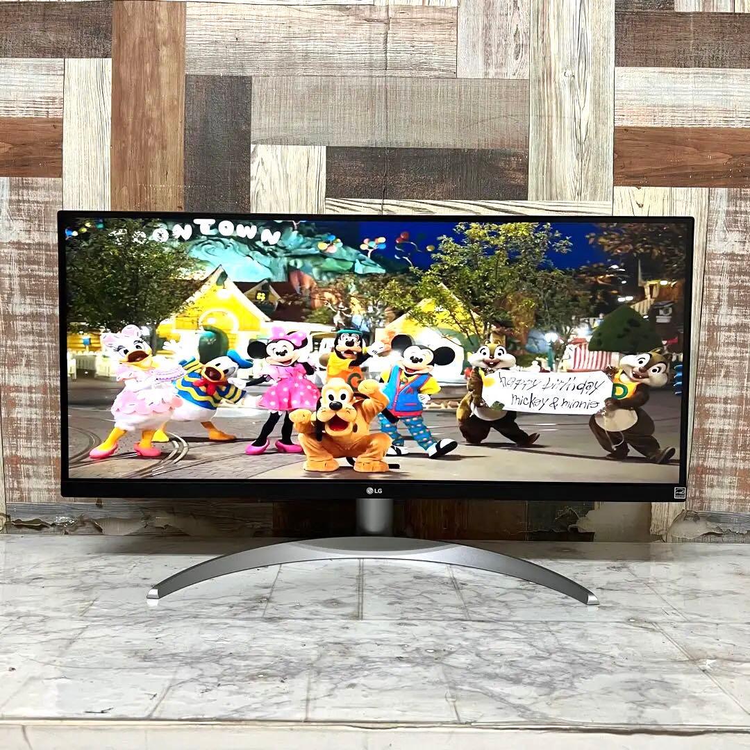 即日受渡❣️全国送料込去年購入LG29型ディスプレイゲーム機能、スピーカー搭載