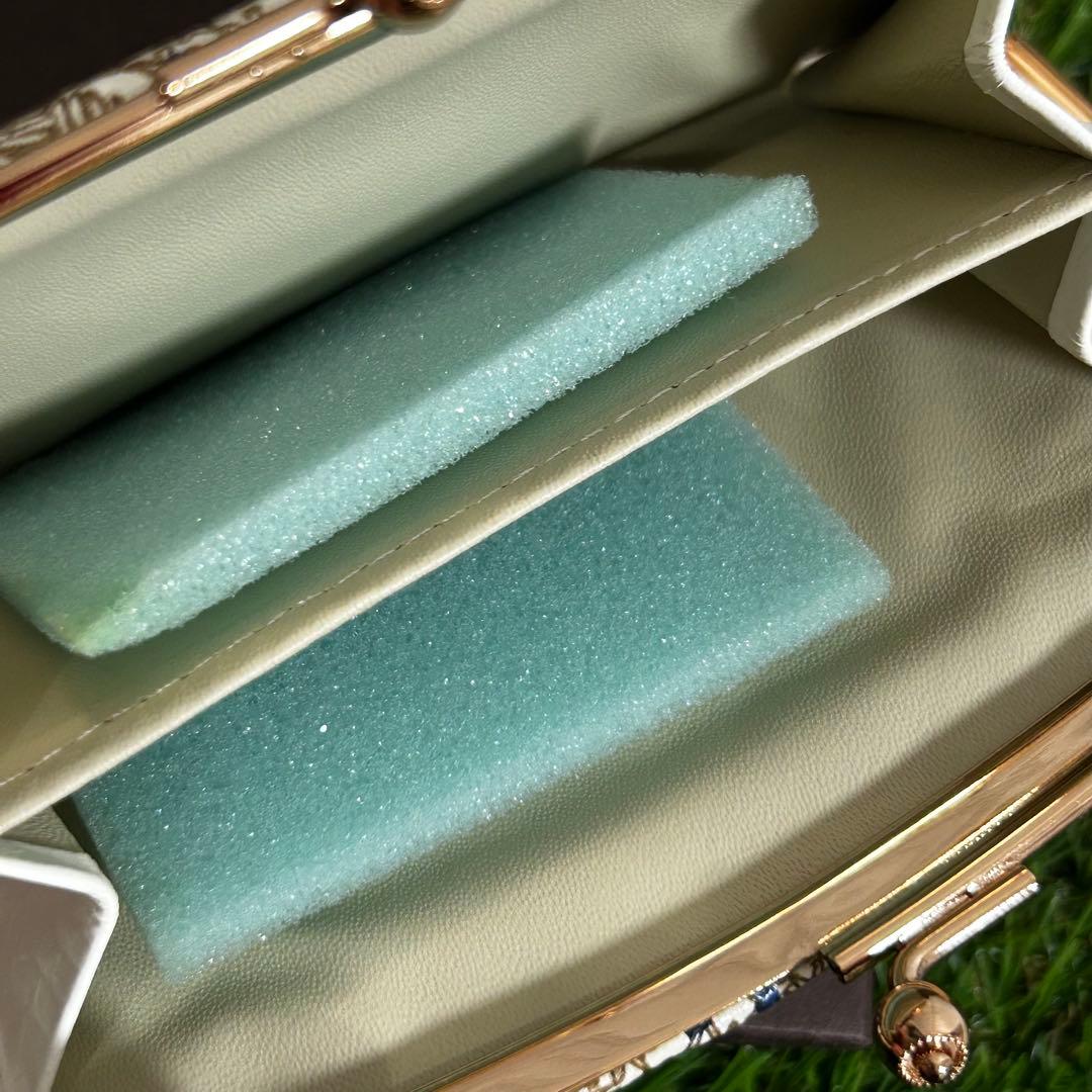 未使用品 文庫屋大関 がま口 財布 ケース 小銭入れ 天溝 がま口