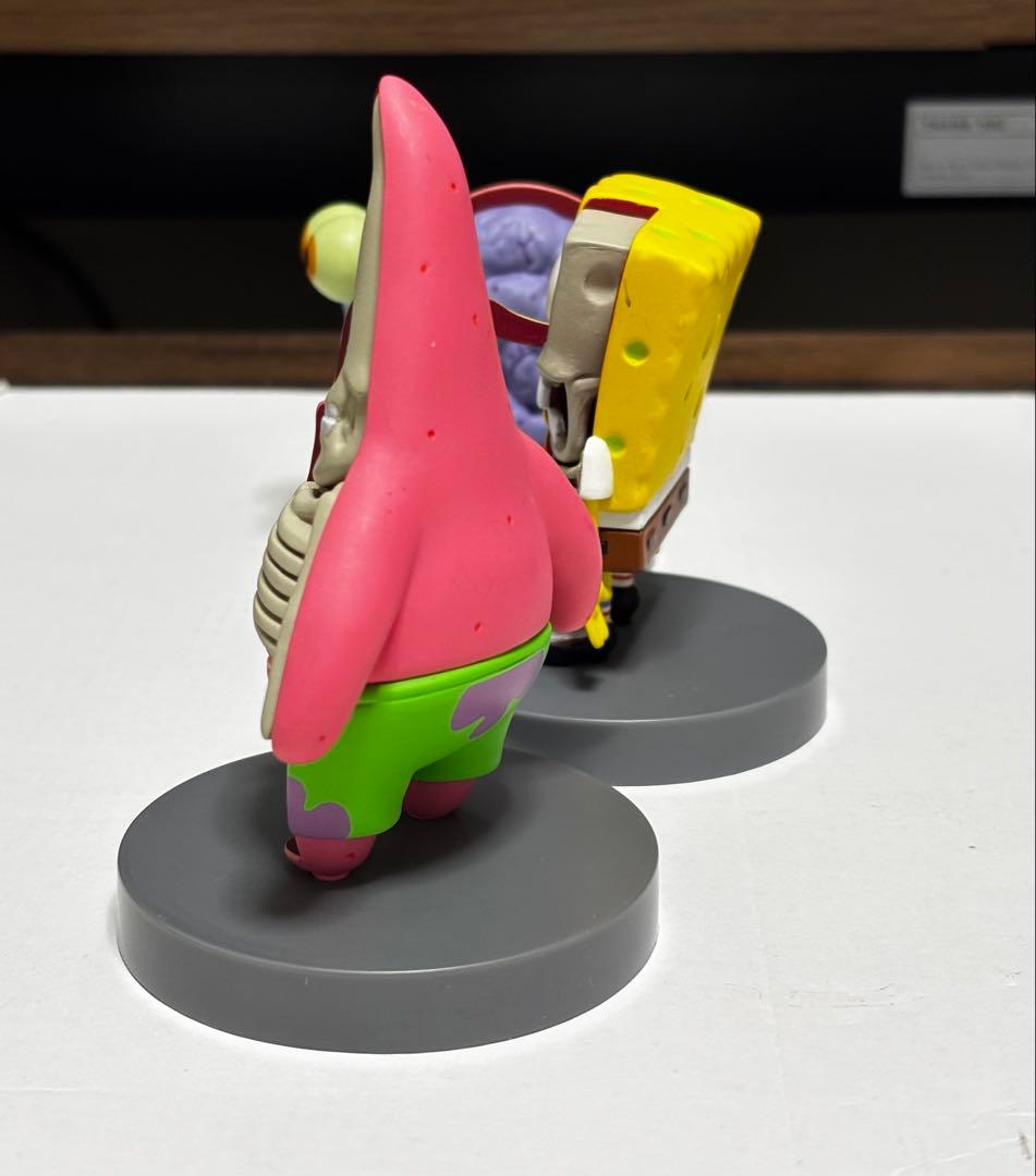 スポンジボブ Mightyjaxx 解剖学的フィギュア 3体セット