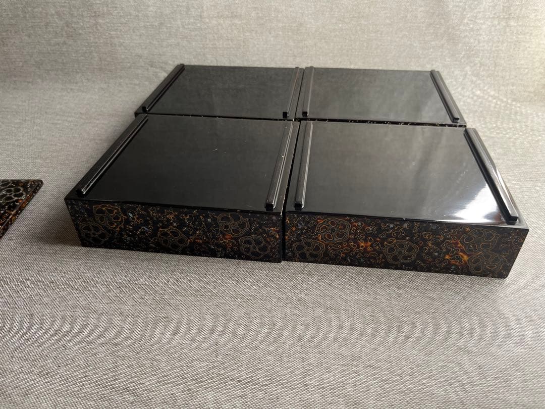 若狭塗　四段重　重箱