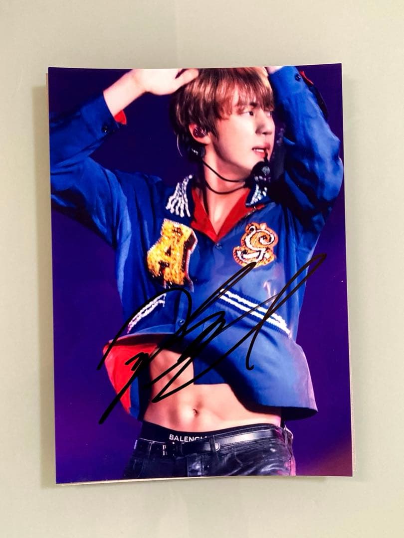 セール中…ジン直筆サイン入り2Lサイズ写真…