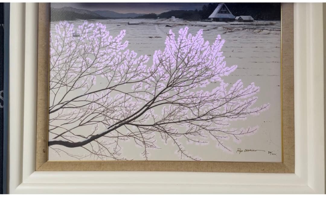 アールグラージュ　桜　アート　絵が変わります