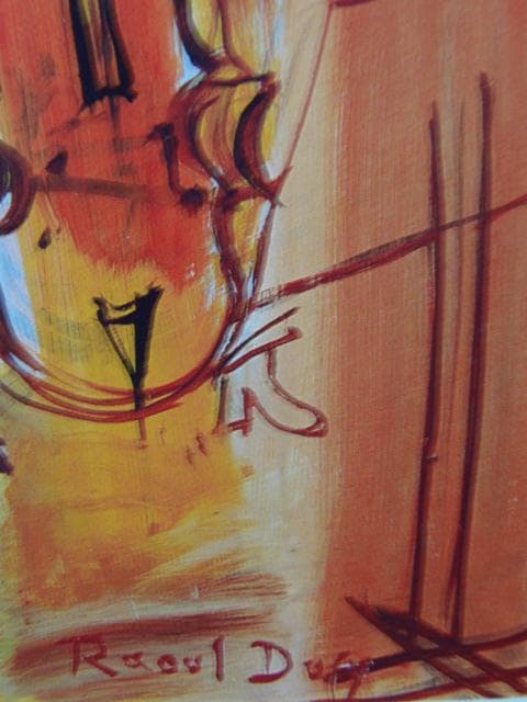 Raoul Dufy、ラウル・デュフィ【Quintette】超希少画・海外レゾネ