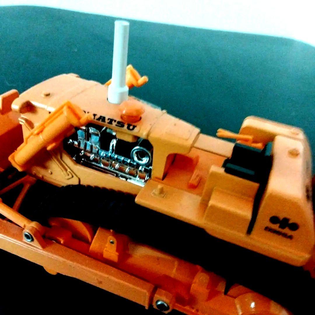 【美品 絶版】ダイヤペット　コマツブルドーザーマルチリッパ付　D355A