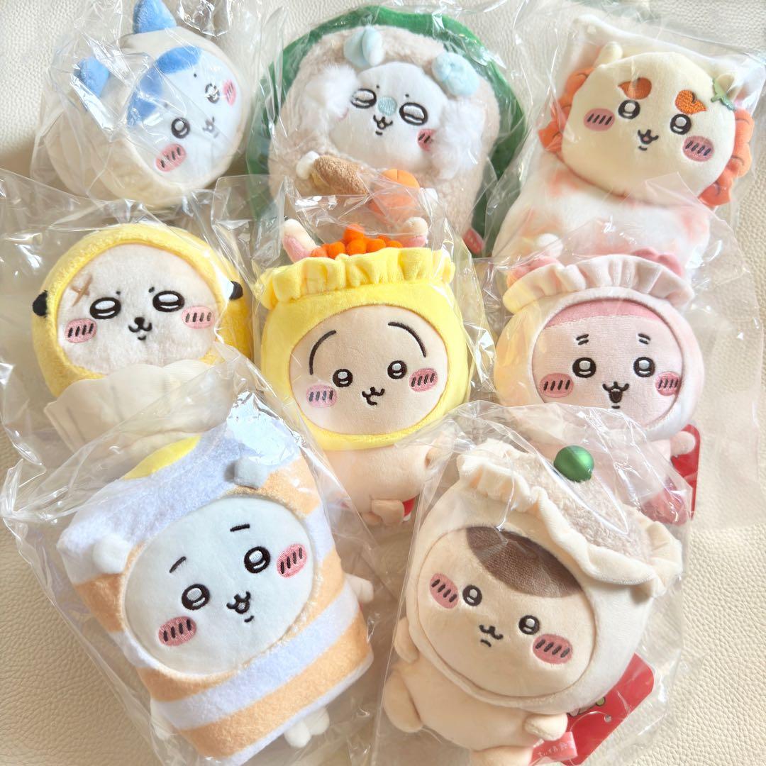 ちいかわ 香港限定 6インチ ぬいぐるみ 飲茶シリーズ 点心 15cm 全種8点