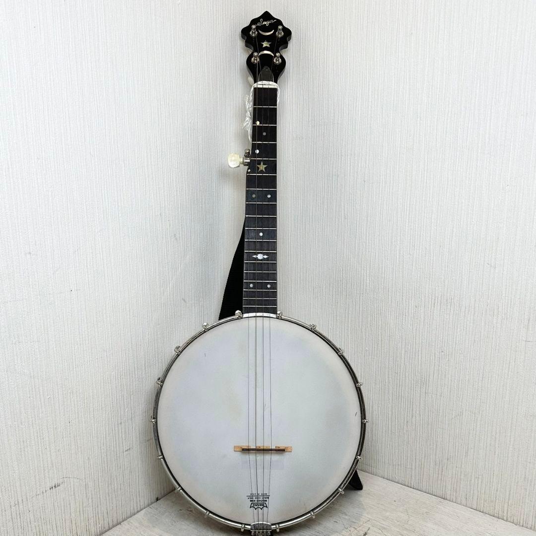 20%【希少】 SAGA Banjo サガ製 バンジョー 5弦 ケース付 弦楽器