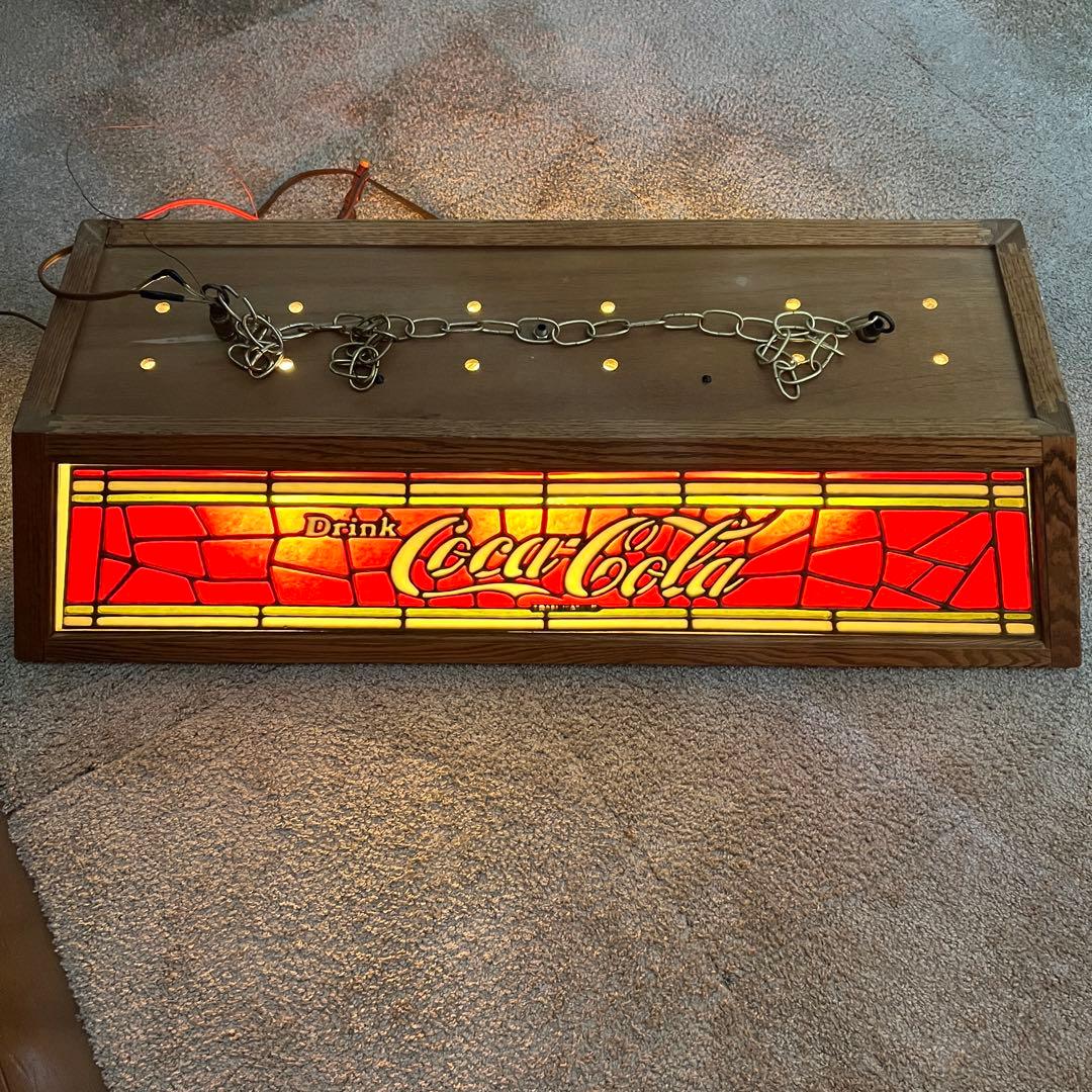 Coca-Cola コカコーラ　プールバーライト　ビンテージ　希少 ⭐️状態良好⭐️