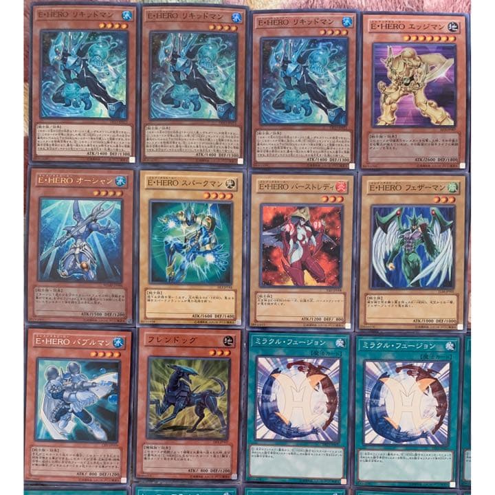 遊戯王 本格　E・HEROデッキ　構築済み