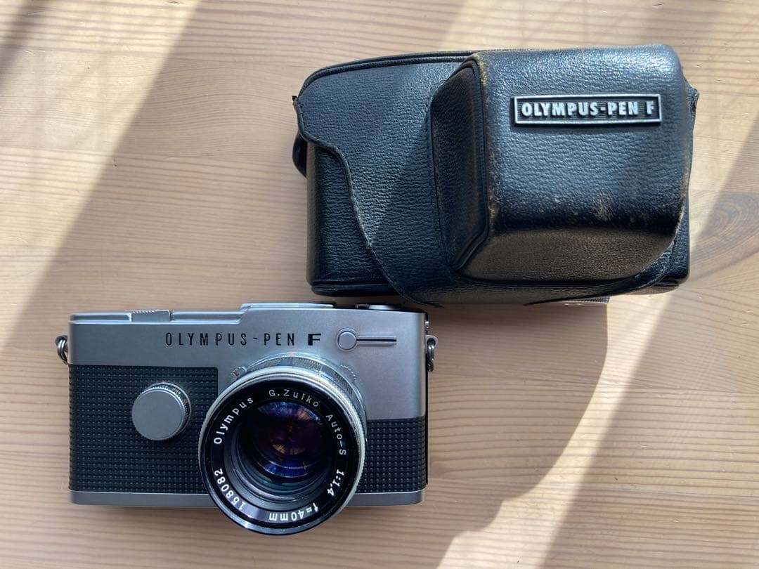 【難あり】OLYMPUS-PEN FTとG.ZUIKO 40mm F1.4レンズ