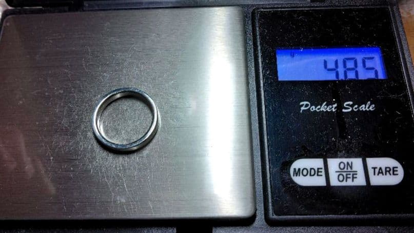 ティファニーフラットバンドリング　プラチナ950 6.5号　新品仕上げ。