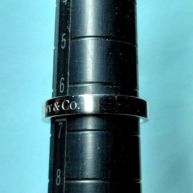 ティファニーフラットバンドリング　プラチナ950 6.5号　新品仕上げ。