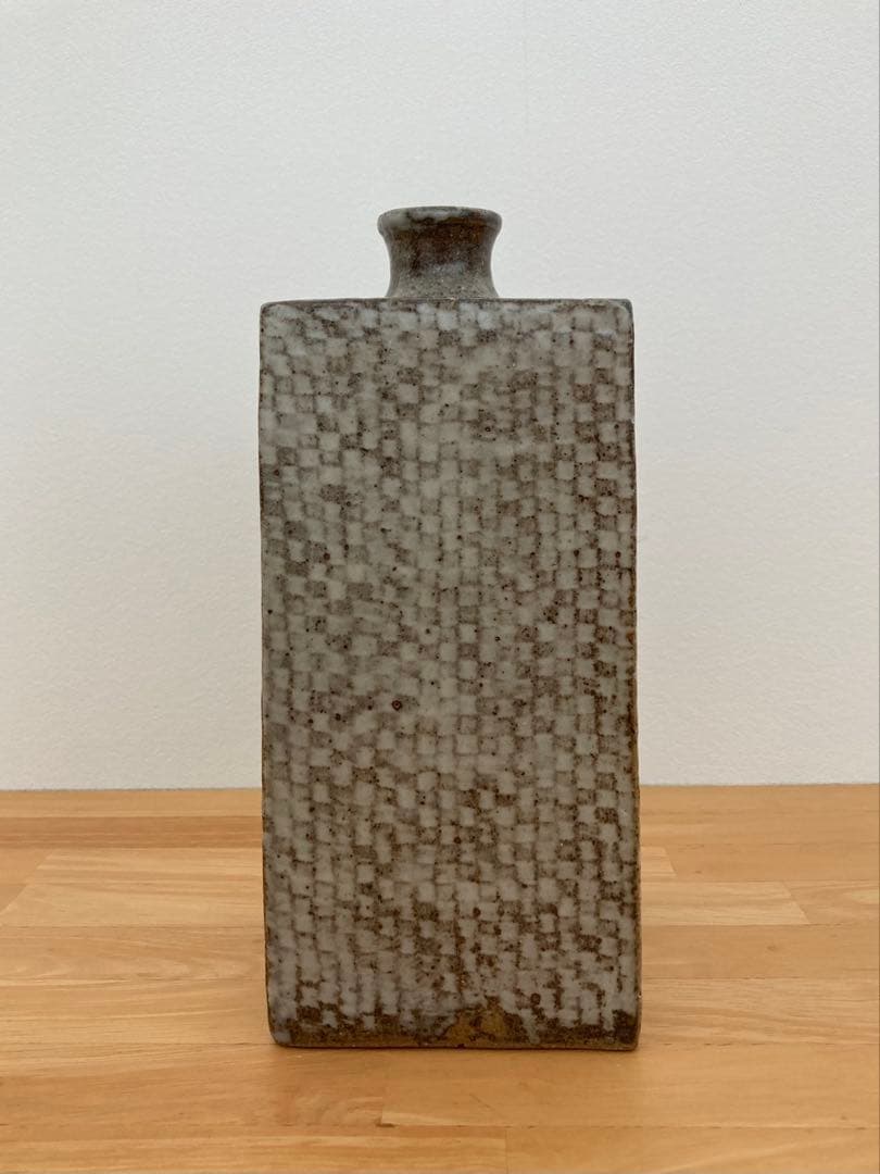 益子焼　花瓶　角瓶　花入　花器