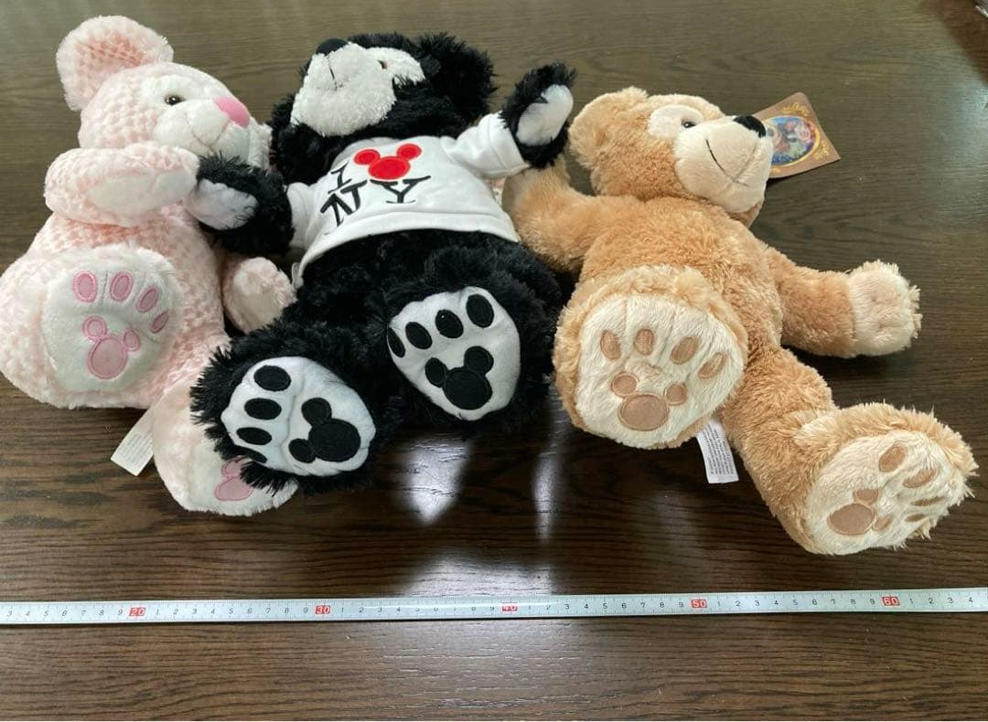 ダッフィ　Duffy　WDW 海外ディズニー　黒　ピンク　限定　ディズニーベア