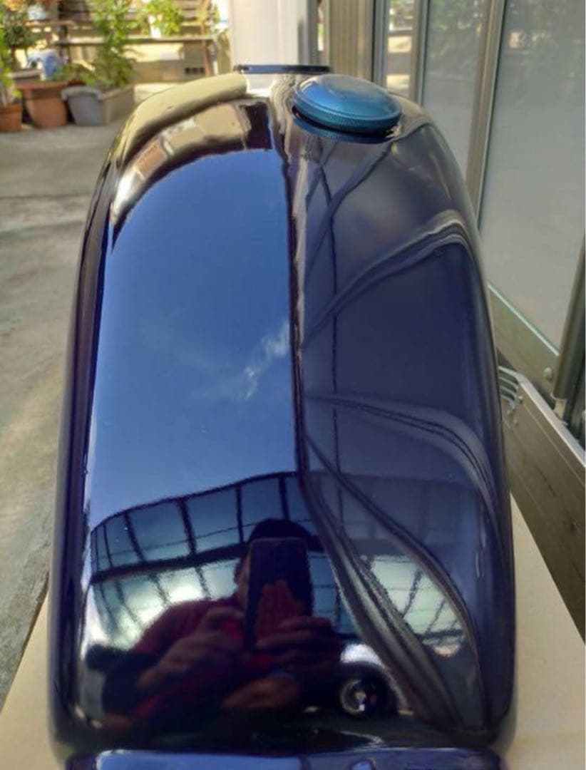 YAMAHA SR400 タンク キャンディーブルー