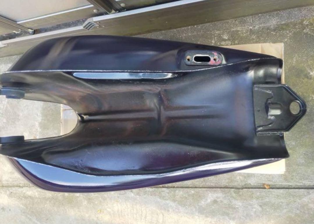 YAMAHA SR400 タンク キャンディーブルー