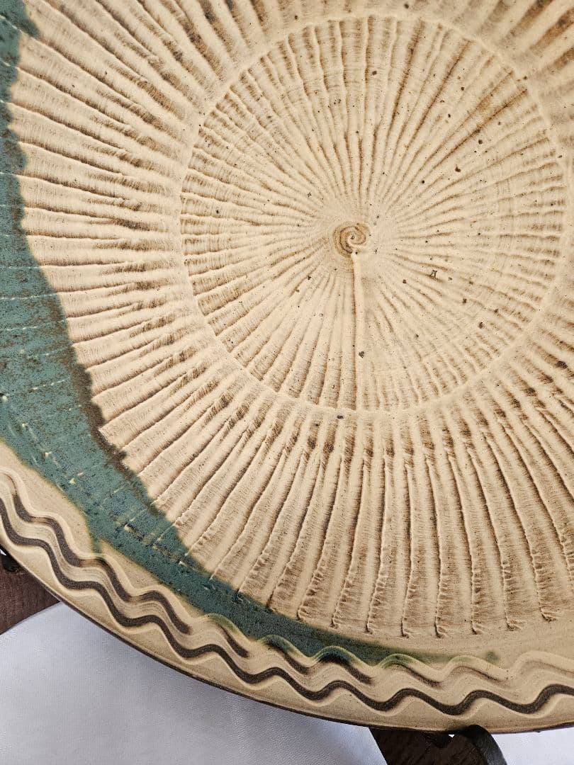 小鹿田焼　大皿　特大　50cm　骨董