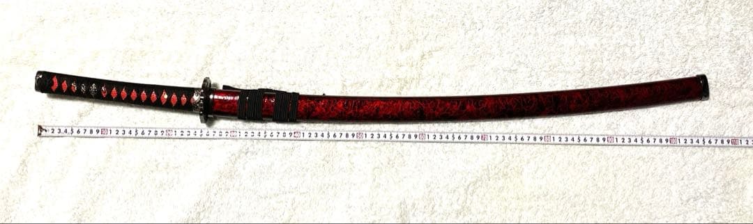 模造刀　千子村正　（柄糸　黒）　妖刀村正　金属刀身