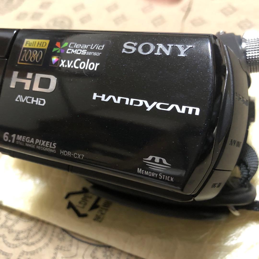 美品 SONY HDR-CX7 ナイトショット機能搭載 ビデオカメラ 完品