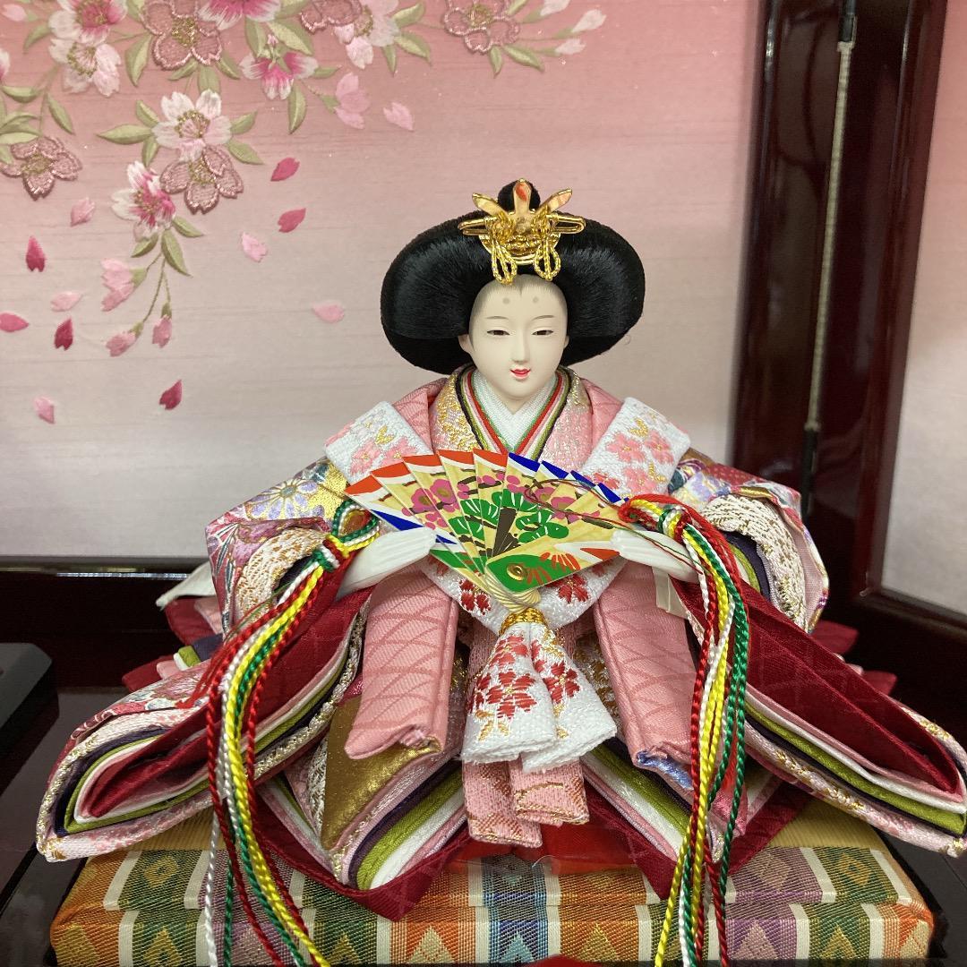 専用ページ　D1 　三段飾り 　高級金彩衣装　巾71㎝位　ひな祭り三段　三段