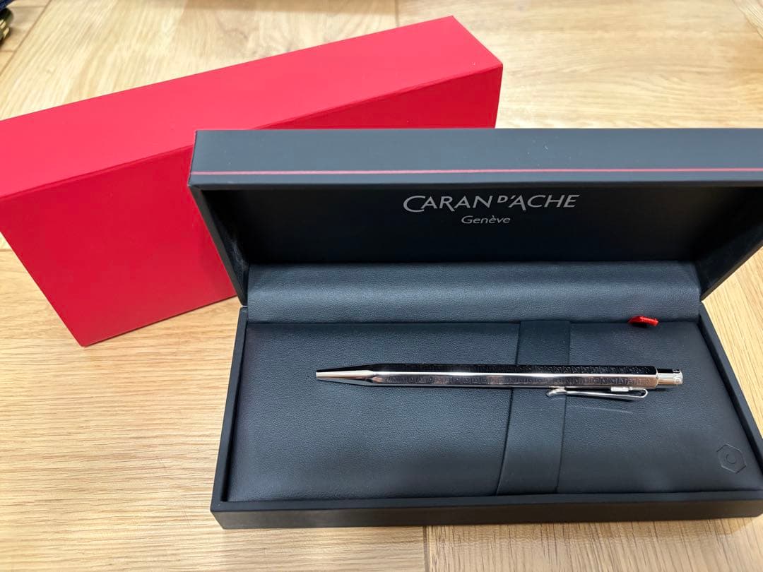 カランダッシュ ボールペン エクリドール マヤ シルバー　ロジウムプレート