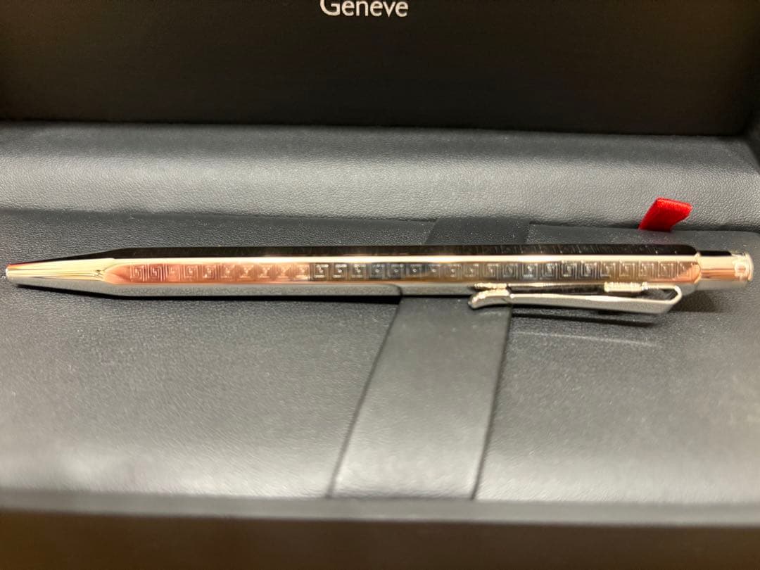 カランダッシュ ボールペン エクリドール マヤ シルバー　ロジウムプレート