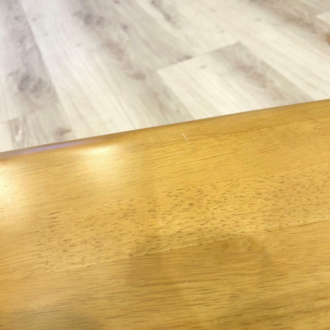 karimoku カリモク　変形　テーブル　半円　ローテーブル　3本脚